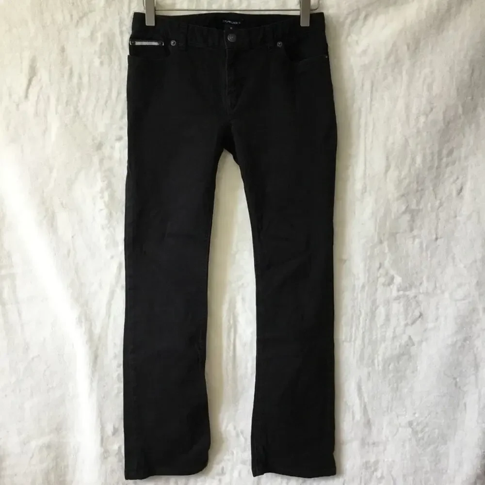 Ralph Lauren Girl Black Straight Leg Jeans
